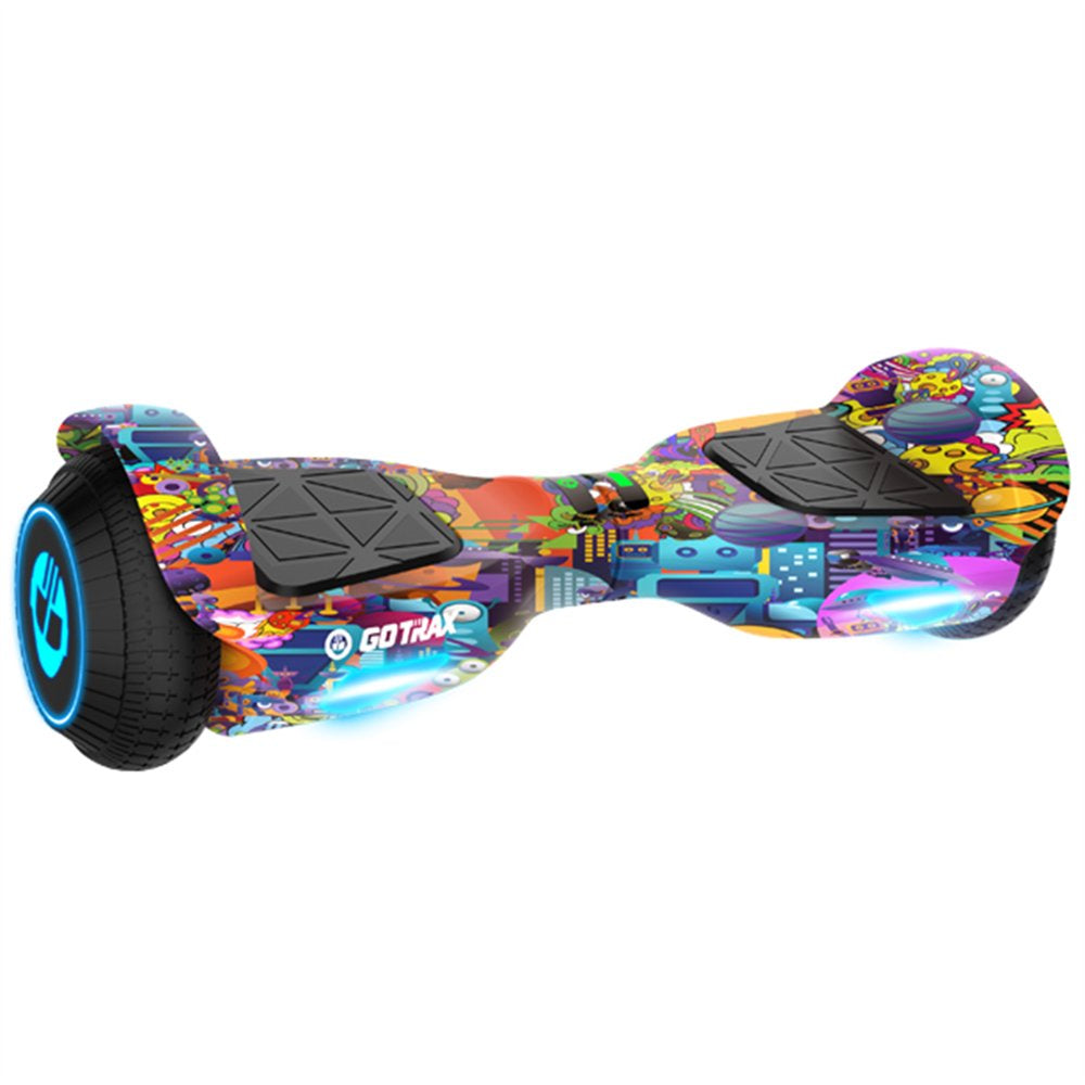 Gotrax EDGE Hoverboard, 6.5" LED Wheels, Dual 200W Motors, Self-Balancing, 6.2mph, Kids &amp; Adults, UL2272 Certified