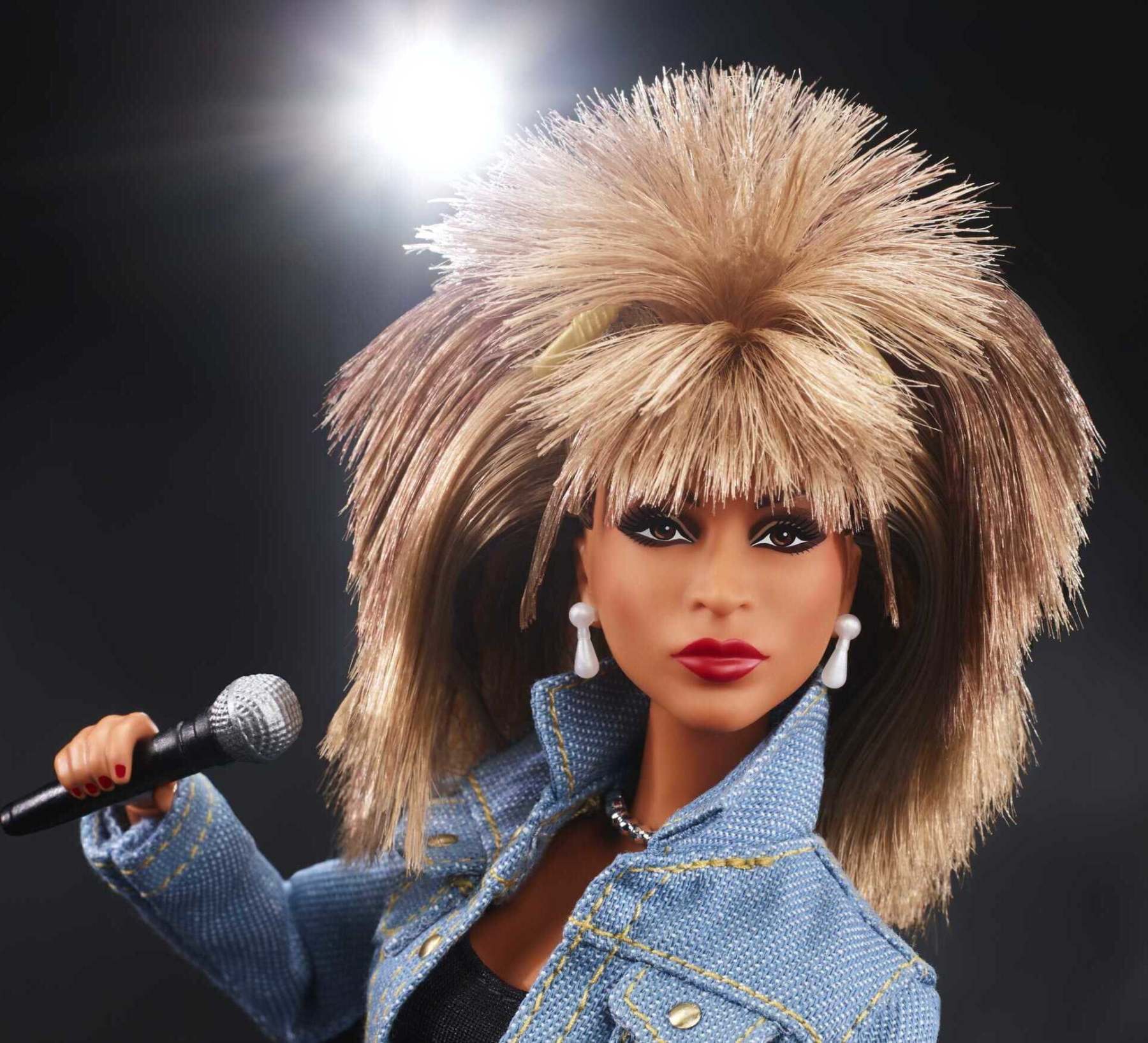 Mattel Barbie Signature Tina Turner Collectible Doll with '90s Outfit &amp; Accessories