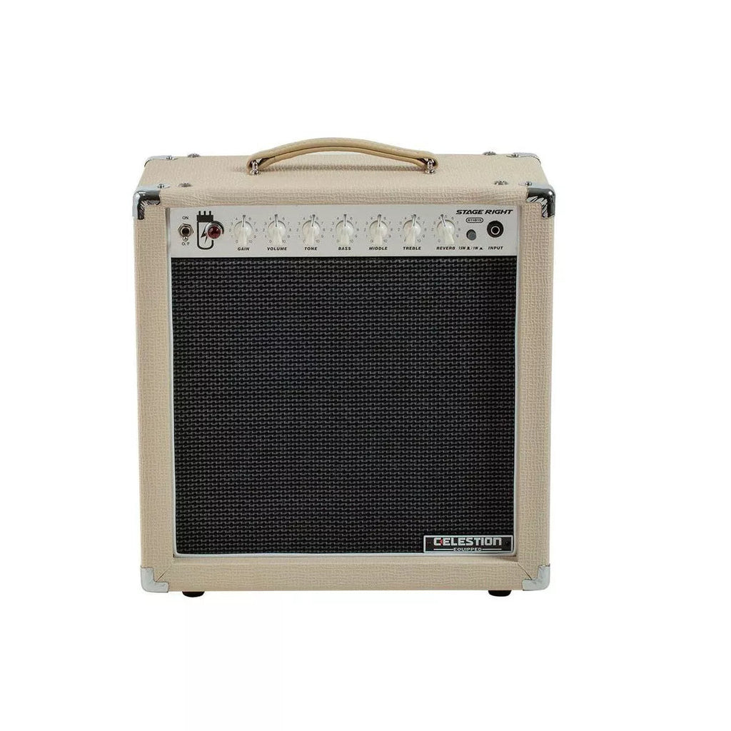 Monoprice Stage Right 15W 1x12 Guitar Combo Tube Amp with Celestion Speaker &amp; Spring Reverb