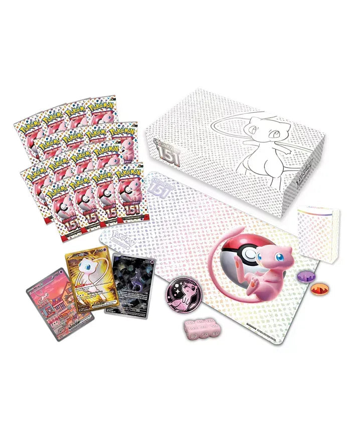 Pokemon Ultra Premium Collection 2023 - Scarlet &amp; Violet-151 with Mew &amp; Mewtwo Cards, Includes 16 Booster Packs
