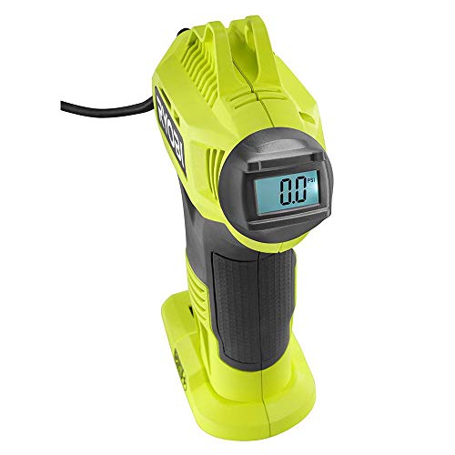 RYOBI ONE+ Cordless High Pressure Inflator with Digital Gauge &amp; Battery