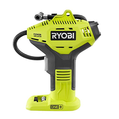RYOBI ONE+ Cordless High Pressure Inflator with Digital Gauge &amp; Battery