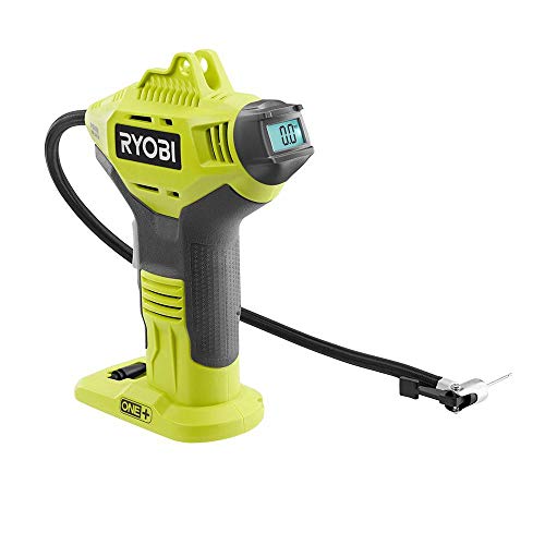 RYOBI ONE+ Cordless High Pressure Inflator with Digital Gauge &amp; Battery