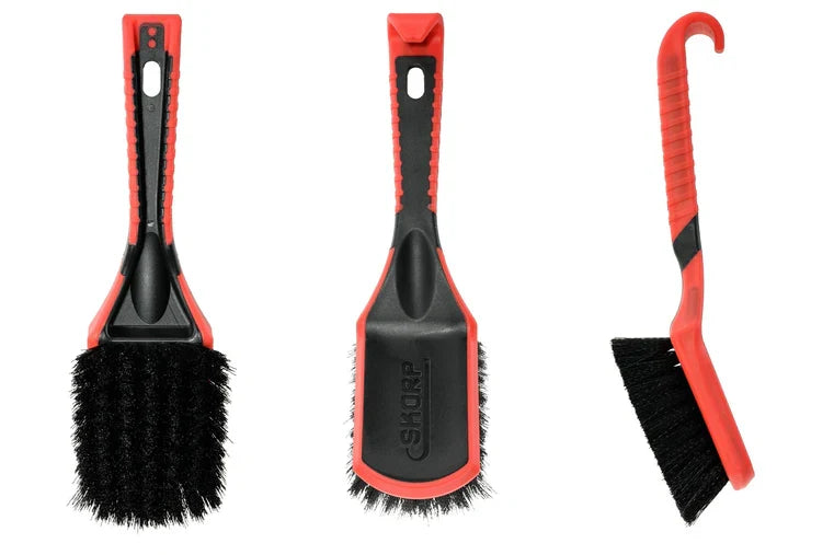 SKORP Professional Auto Detailing Brushes | Wheel, Interior & Tire Brushes
