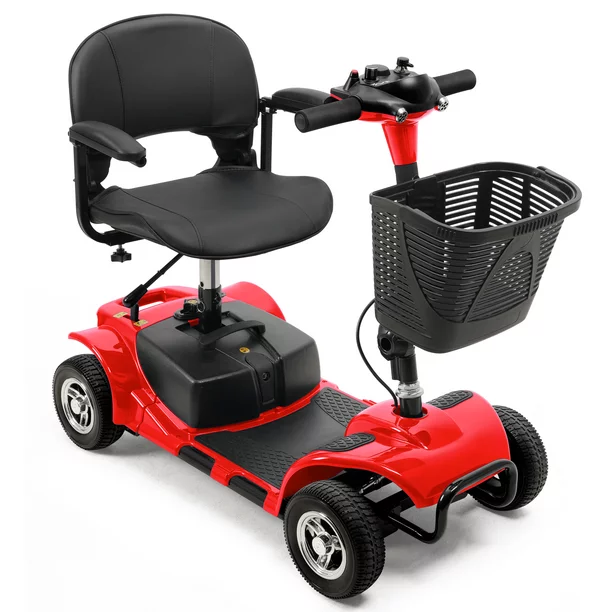 UltraLite Model A898 4-Wheel Mobility Scooter, Portable &amp; Lightweight, 14-Mile Range