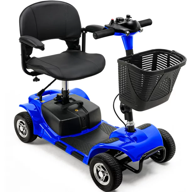 UltraLite Model A898 4-Wheel Mobility Scooter, Portable &amp; Lightweight, 14-Mile Range