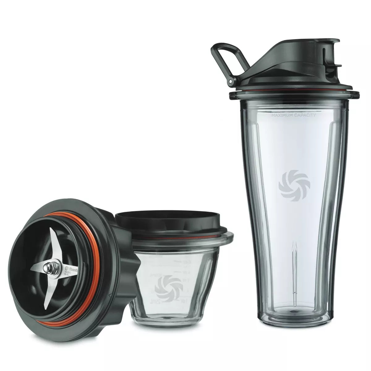Vitamix Blending Cup &amp; Bowl Starter Kit, BPA-Free, 5-Piece, Black, Compatible with Ascent &amp; Venturist Blenders