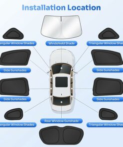 Alternative view of Canvcle Window Shades for 2015-2020 Honda AR10