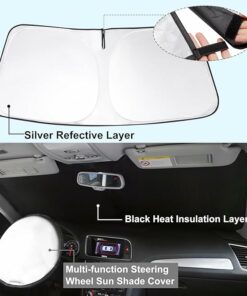 Alternative view of Sun Shade for Honda Civic AR9
