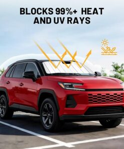 Alternative view of Windshield Sun Shade Fit for Toyota AR15