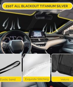 Alternative view of Windshield Sun Shade for 2022-2026 Lexus AR14